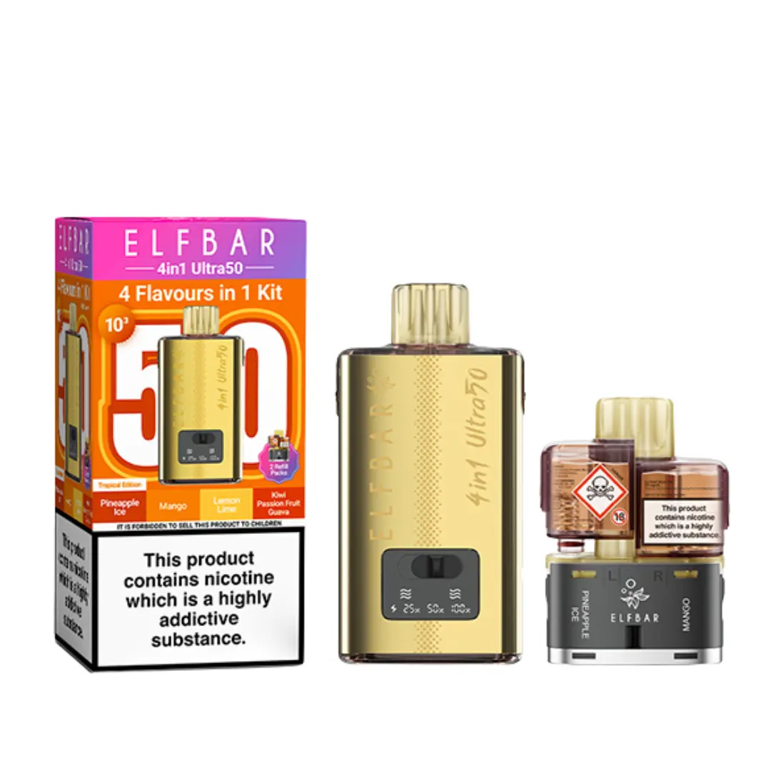 Elf Bar 4 in 1 Ultra 50 Vape Kit - Image 10