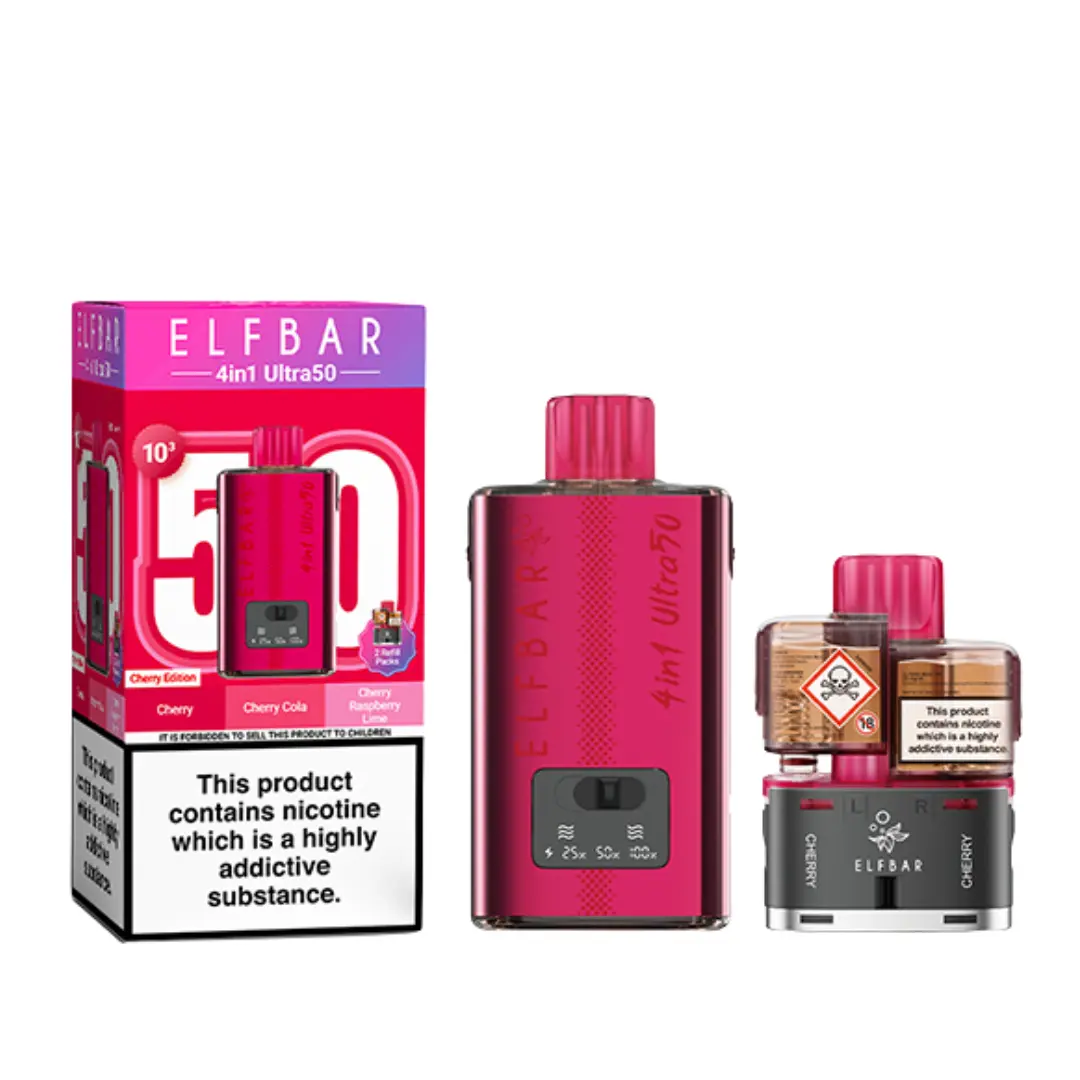 Elf Bar 4 in 1 Ultra 50 Vape Kit - Image 4