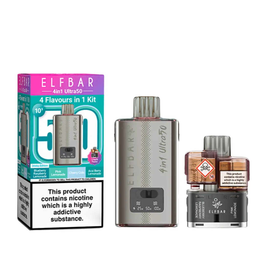Elf Bar 4 in 1 Ultra 50 Vape Kit - Image 5