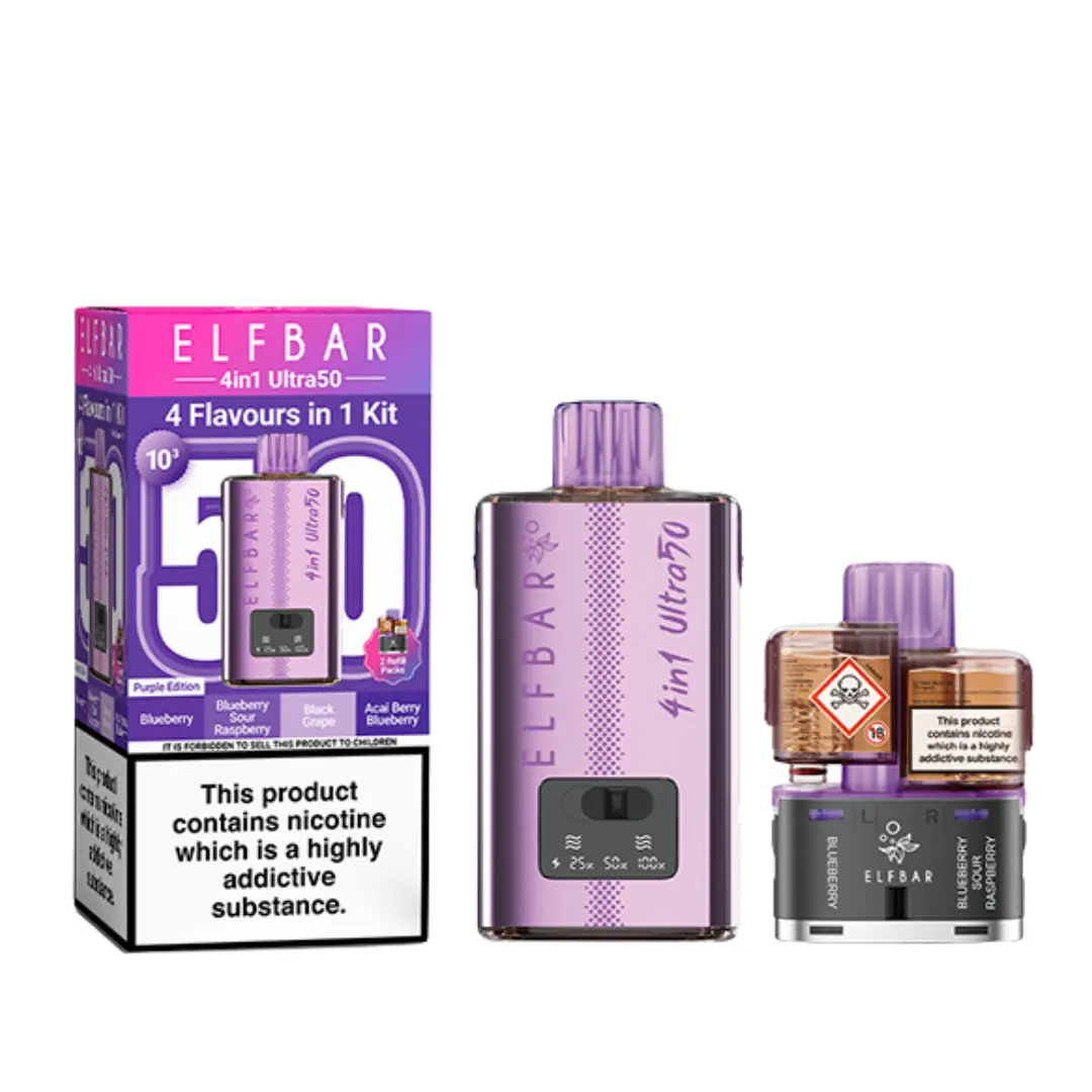 Elf Bar 4 in 1 Ultra 50 Vape Kit - Image 7